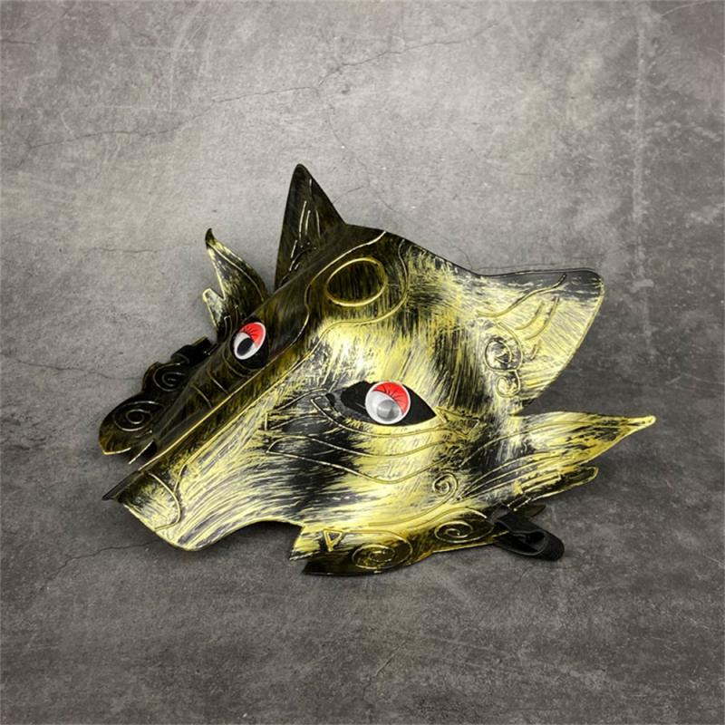 Wolf Head Mask Realistic Appearance Used For Decoration Party Masks Halloween Dress Up Safe And Durable American Animal Masks