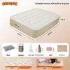 Longchan Automatic Inflatable Air Mattress with 3 Pillows