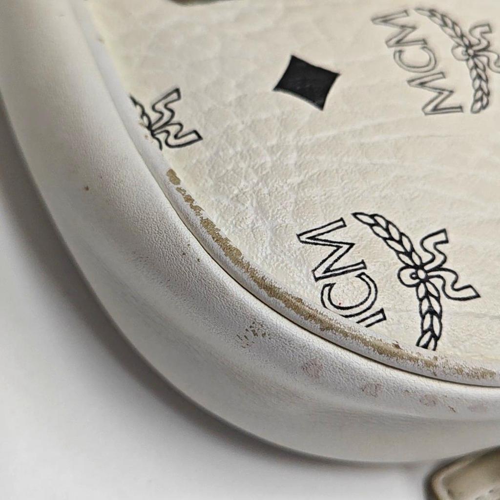 [Pre-Owned] Logo Leather Waist Bag Crossbody Small Size - Fair #1P1NBQ7