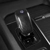 Carbon Fiber Car Gear Head Knob Shift Cover Trim Decoration For Volvo XC90 V90 V60 XC60 V40 EC40 EX40 S80 S60 S90 C40 XC40 V70 X