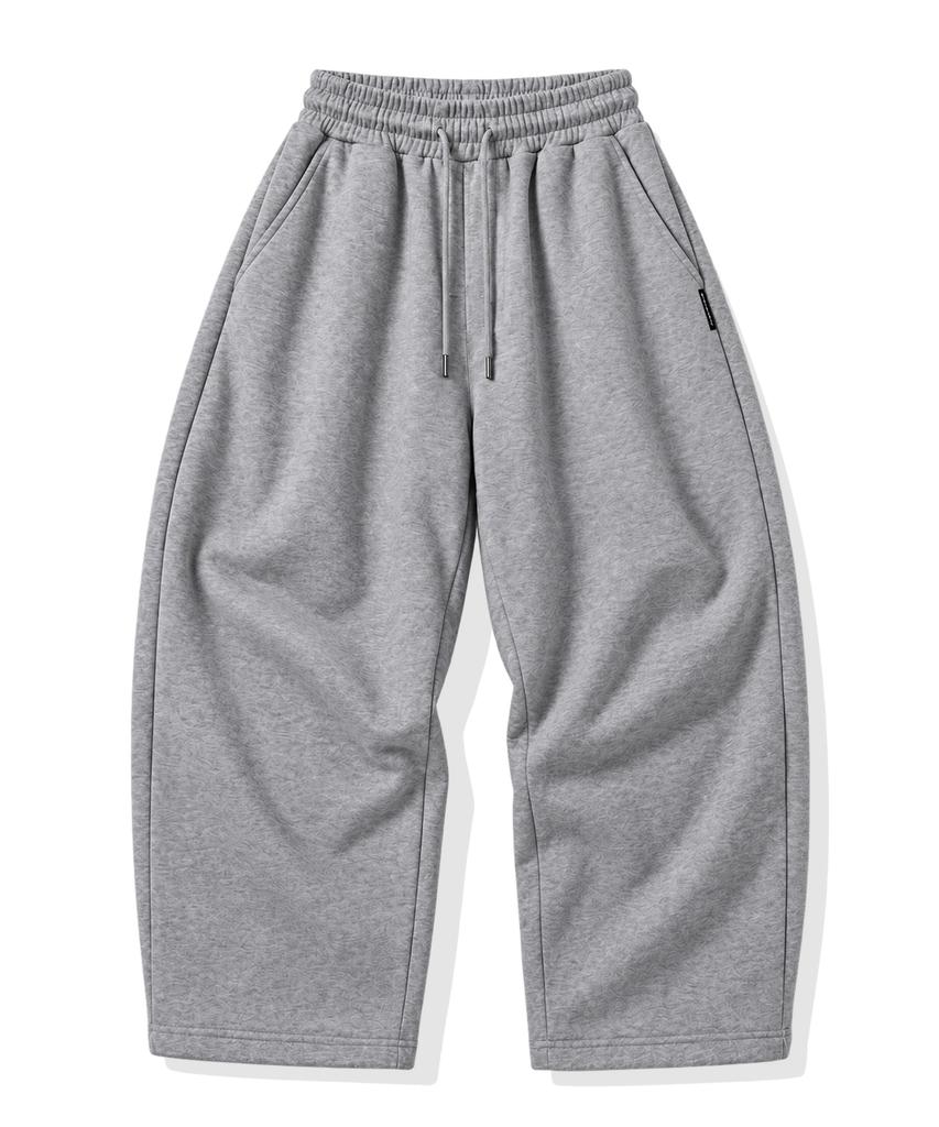GRANDIOSITY Curved Fit Training Elastic Waist Pants (Gray)