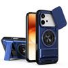 KEYSION Magnetic Phone Case for HONOR 600 600 Pro 5G Slide Camera Protection Upright Kickstand 360° Ring Shockproof Back Cover