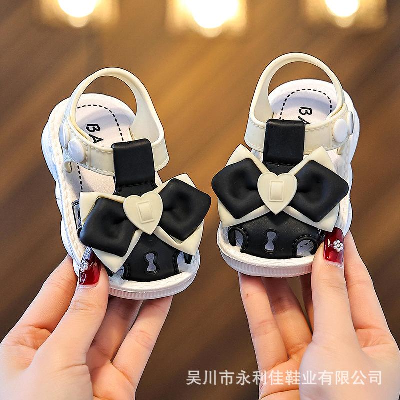 Summer Toddler Girls' Sandals, Baby Princess Closed-toe Shoes, Infant Walking Shoes, Direct Export Supply