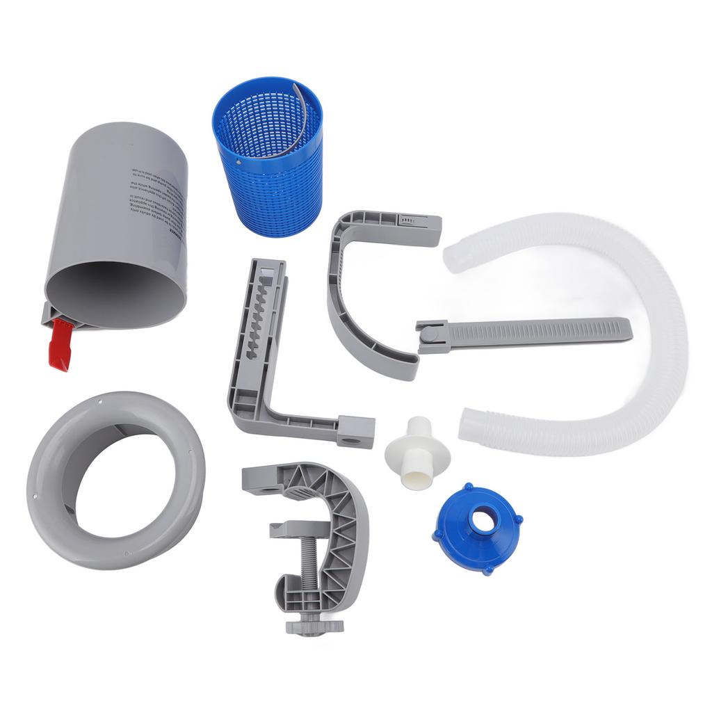 Pool Automatic Debris Collector Gray Convenient Corrosion Resistant Pool  Skimmer Easy Installation for Swimming Pool