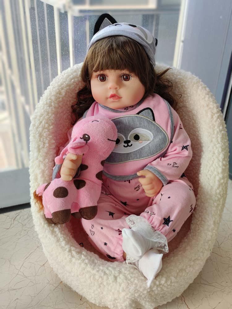 Reborn Vinyl Baby Doll - Realistic Soft Rubber Children's Toy Gift