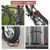 ROCKBROS Bicycle Combination Wire Approximately for Road and Mountain Black Lock, 5-Digit Lock, Waterproof, Anti-Theft, Cut-Resistant, 1.8cm Diameter,