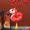 Flower Snake Mascot Hangings Tassels Spring Festival Decorations Soft Snake Dolls Pendant  Kids