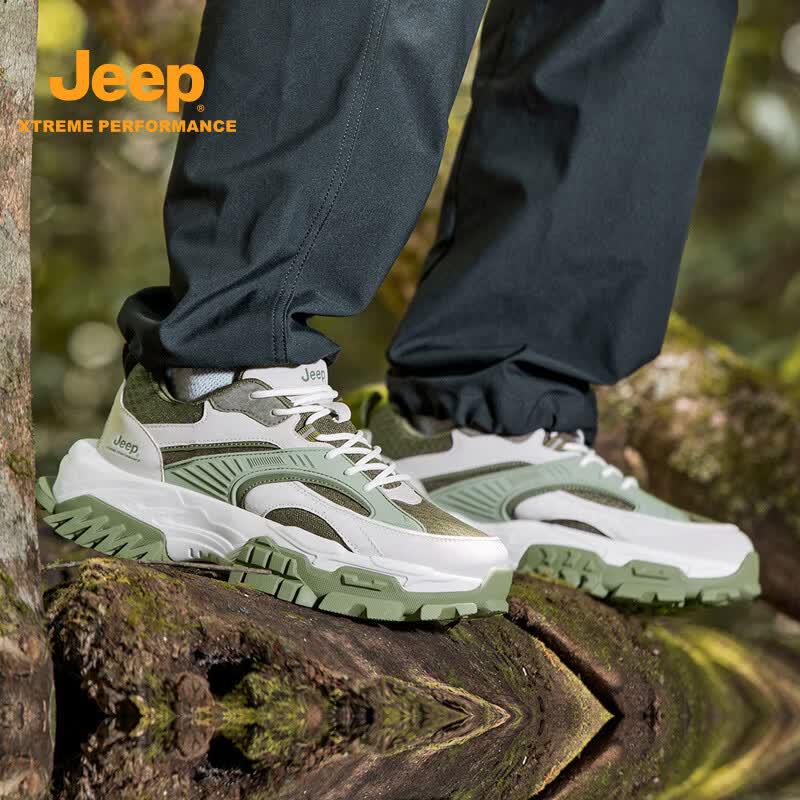JEEP Men s Outdoor Trekking Dad Shoes XL зелёный