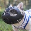 Dog Muzzle for Short Snout Dogs Breathable Holes Prevent Biting Chewing