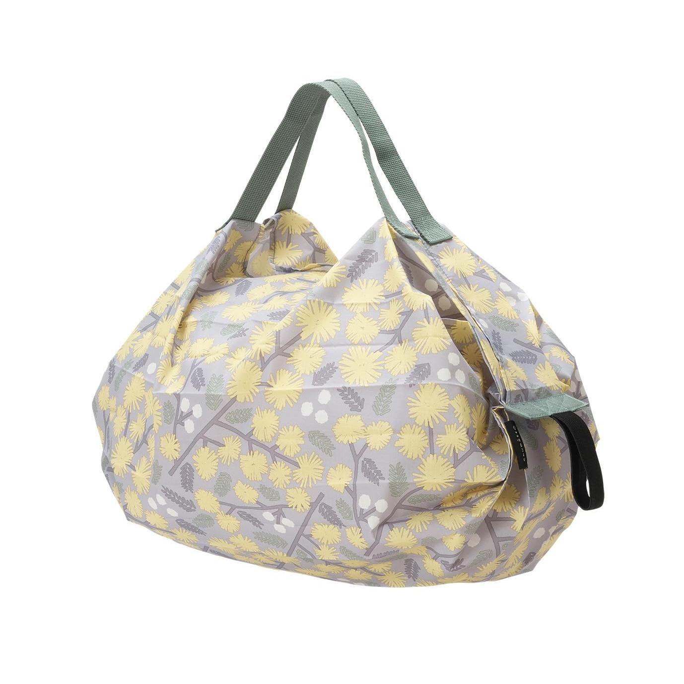 

[Marna] Shupatto Compact Bag S (Renewed) HANA - Foldable Eco-friendly Shopping Bag, Small & Durable