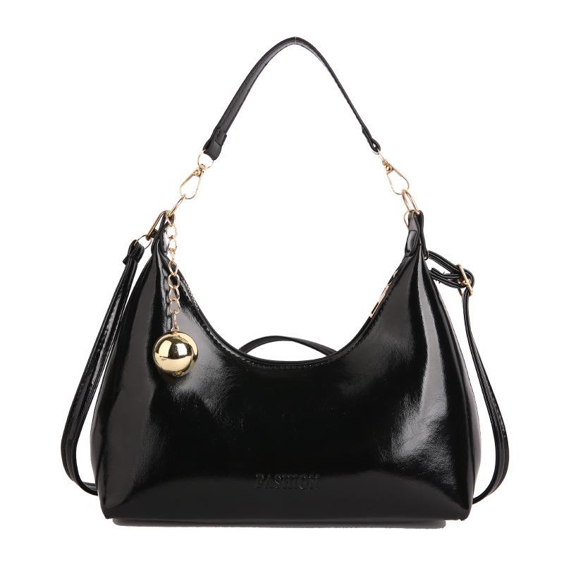 Fashionable Trendy Handbag for Women, Luxurious and Retro Style, Single Shoulder Crossbody Design, Dumpling-shaped Bag