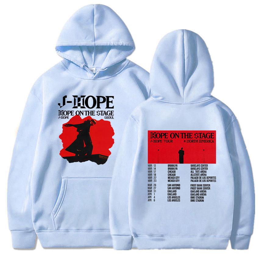 Korean Dancer J-Hope New Hoodies Hope On The Stage Tour 2026 Sweatshirt Unisex Casual Clothes Hip Hop Fashion Aesthetic Pullover