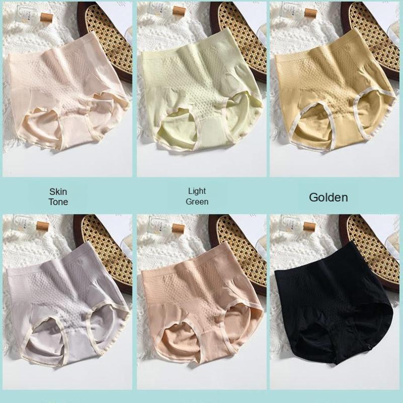 

Набор из 6 штук бесшовных трусиков с высокой талией для женщин, послеродовые, с контролем живота, для подтяжки бедер и формирования фигуры average size (40-70 kg)