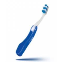 Brosse à dents - ELGYDIUM - Pocket - Medium - Nettoyage doux - Brins en tynex arrondis