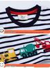 Boys' Cartoon Embroidered Pure Cotton Short-Sleeve T-Shirt - 2026 Summer Collection