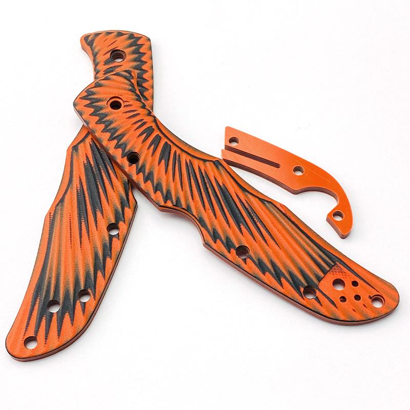 1 Paar Klappmesser G10 Schalen Patches für C10 Endura 4 Endura4 Griffe DIY Machen Griffe Zubehörteile 2 Farben