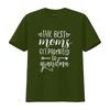 The Best Moms Get Promoted To Grandma T Shirt Women Grandmother GifT with Funny Saying Casual Top Vintage Washed Versatile