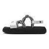 Fila Churro Casual Comfortable Thick Sole Beach Sandals Women Sandals White Black F12W421404FSB