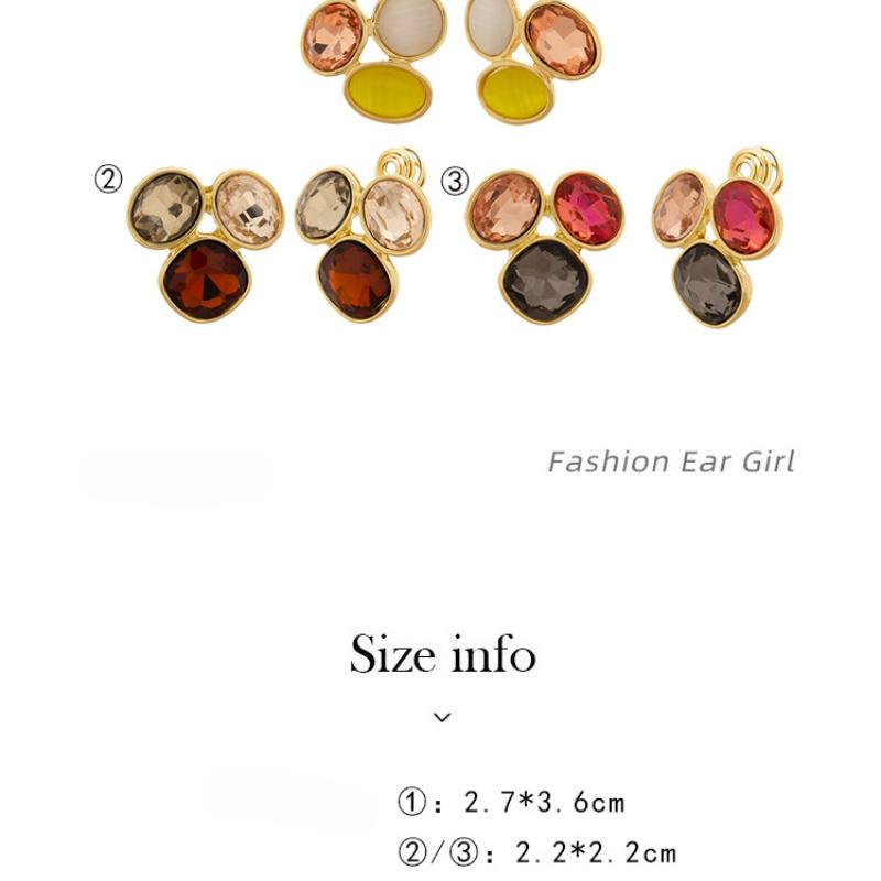 Luxury Super Crystal Girl Retro Fashion Mosquito Ear Piercing Ear Clip