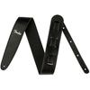 Fender USA Vegan Leather Strap, Black, 2.5"