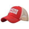 Baseball Embroidered CZA452 [White Fang] Hat, Cap, Cap, Design, Sports, Casual, Outdoor, Men's, Women's, (Red)
