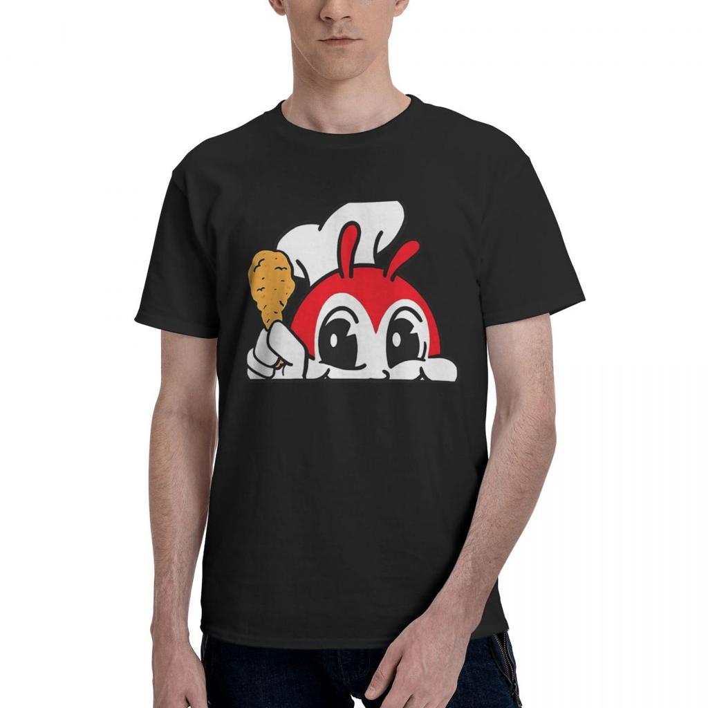 JOLLIBEE PEEKING CUTE CHICKEN JOY FILIPINO STICKER 100 Cotton Casual Breathable Confortable TShirt Designer Clothes Men Men