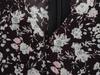 Spring 2025 Women's European & American Style V-Neck Chiffon Floral Waist-Hugging Long Dress