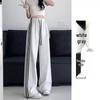 2025 New Spring Casual Girls' Sweatpants - Junior & High School, Loose Straight-Leg Wide Pants
