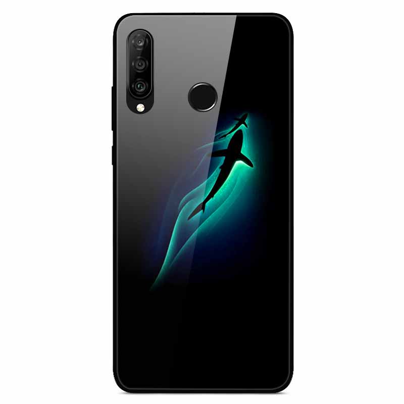 For Huawei P30 Lite Cases P30Pro P20pro P20Lite Luxury Tempered Glass Hard Back Cases for Huawei P20 Pro P30Pro Fundas Capa P20