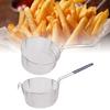 Fry Basket Frying Net Frying Basket Stainless Steel Long Handle Reusable Rust Resistant Fry Net for Fish Chicken Nuggets Fry Net