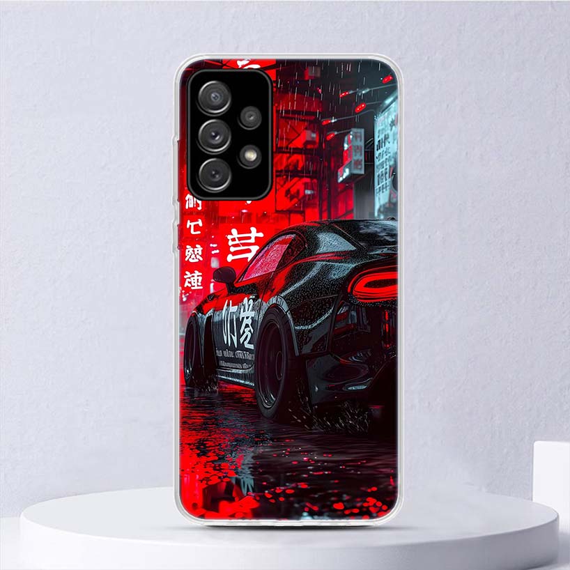 Cool Male Men Sports Cars Soft Case For Samsung Galaxy A16 A15 A14 A13 A56 A55 A54 A53 Phone Cover A26 A36 A25 A35 A24 A34 A23 A