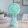 For Portable Mini Handheld Fan Usb Rechargeable Fan Green