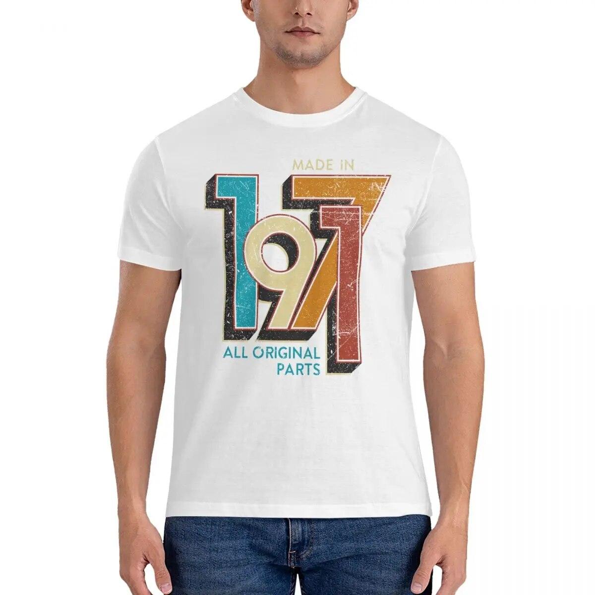 

Винтажная футболка 1971 года на 50-летие, распродажа, уникальная футболка с юмористическим рисунком, футболка высшего качества для взрослых, современная футболка для активного отдыха