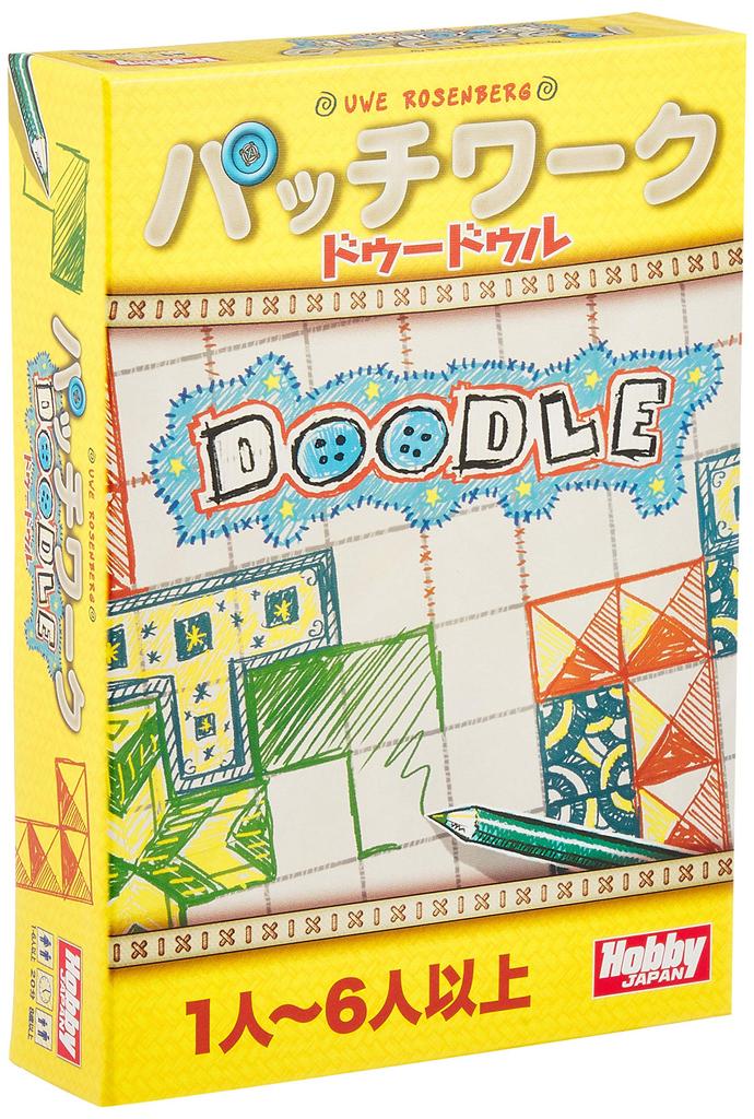 Hobby Japan Doodle Japanese Edition 20 Ages Board Game Patchwork (1-6 Players, Minutes, 8+)