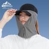 XTJ33 Quick-Dry Breathable Sun Hat with UV Protection & Detachable Face Shield for Outdoor Activities
