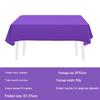 Purple Disposable Tableware Set for Birthdays & Camping: Includes Plates, Cups, Napkins, Tablecloths, Cutlery