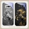 Purple Rhyme White Tianma For Samsung S22 S8 S9 10 20 Ultra S21 Pro S22 Plus S23 FE S24 Ultra S25 Edge S25Ultra Glass Phone Case