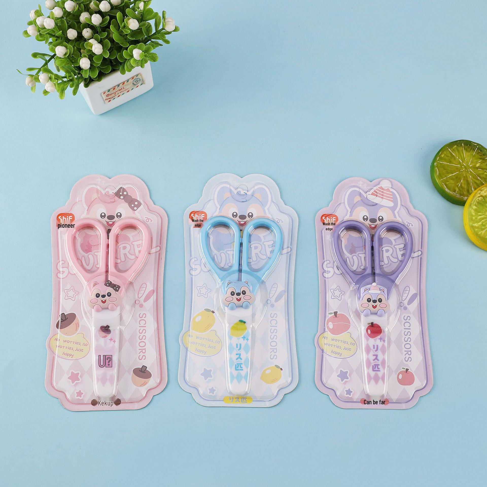 

Pioneer 1515 Children s Safety Scissors - Rounded, Cartoon Design for Kindergarten Crafting 130*60 mm