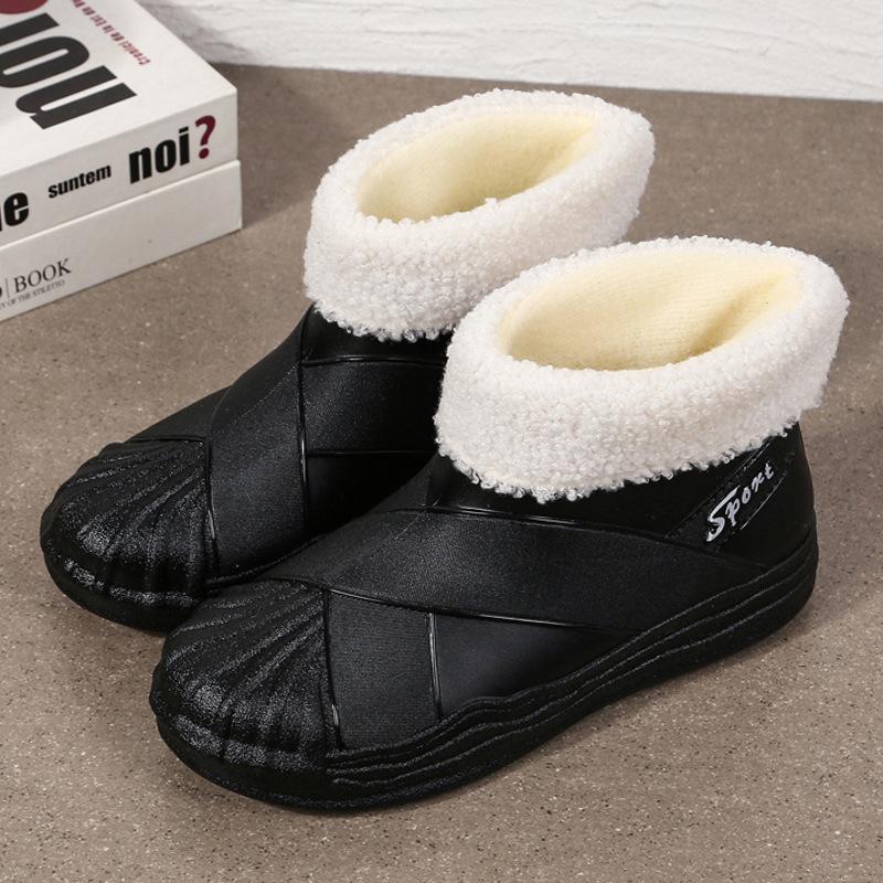 Shell Head Rain Boots Women's Fashion Outer Wear Short Rain Shoes Student Non-slip Waterproof Shoes Adult Versatile Rubber Shoes