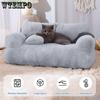 All-Season Pet Sofa Bed, Machine Washable, Cat Beds for Medium Small Dogs & Cats, Fluffy Cat Couch, Ultra-Soft and Fluffy with Non-Slip Bottom