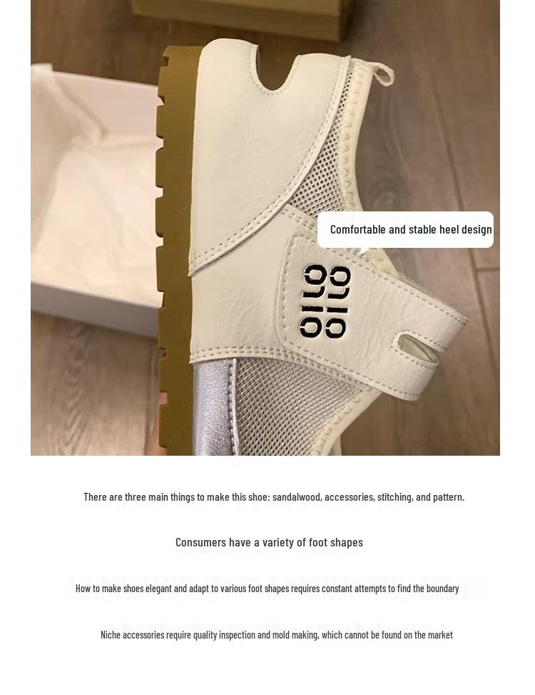 2026 Soft Bottom Beach Sandals for Girls: Breathable Summer Sports Shoes for Little, Middle, and Big Kids