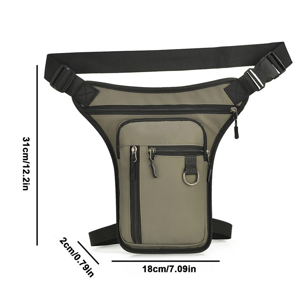 Drop Leg Bag Leg Fanny Pack with Adjustable Tightness Portable Shoulder Thigh Waist Fanny Pack Pouch For Outdoor Hiking Leg Bag