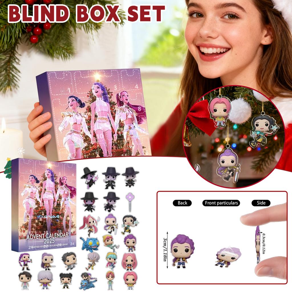 2D Adventní kalendář obsahuje 24 adventních kalendářů, odpočítávací kalendář a překvapivé sběratelské předměty.