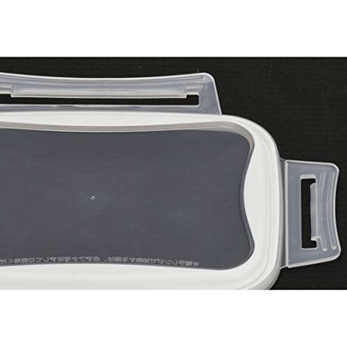 PEARL METAL Neo Keep Lock Storage Containers, Square, Medium Size, Set of 3, Dishwasher and Freezer Safe, Made In Japan, HB-5748