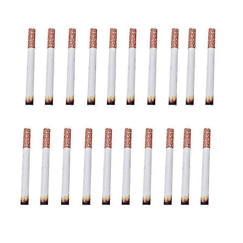 20 ks Simulovaných cigaret Životaschopné Vtipné Umělé Kouřové Cigarety Falešné Kouřové Cigarety Trikové Rekvizity Pro Párty