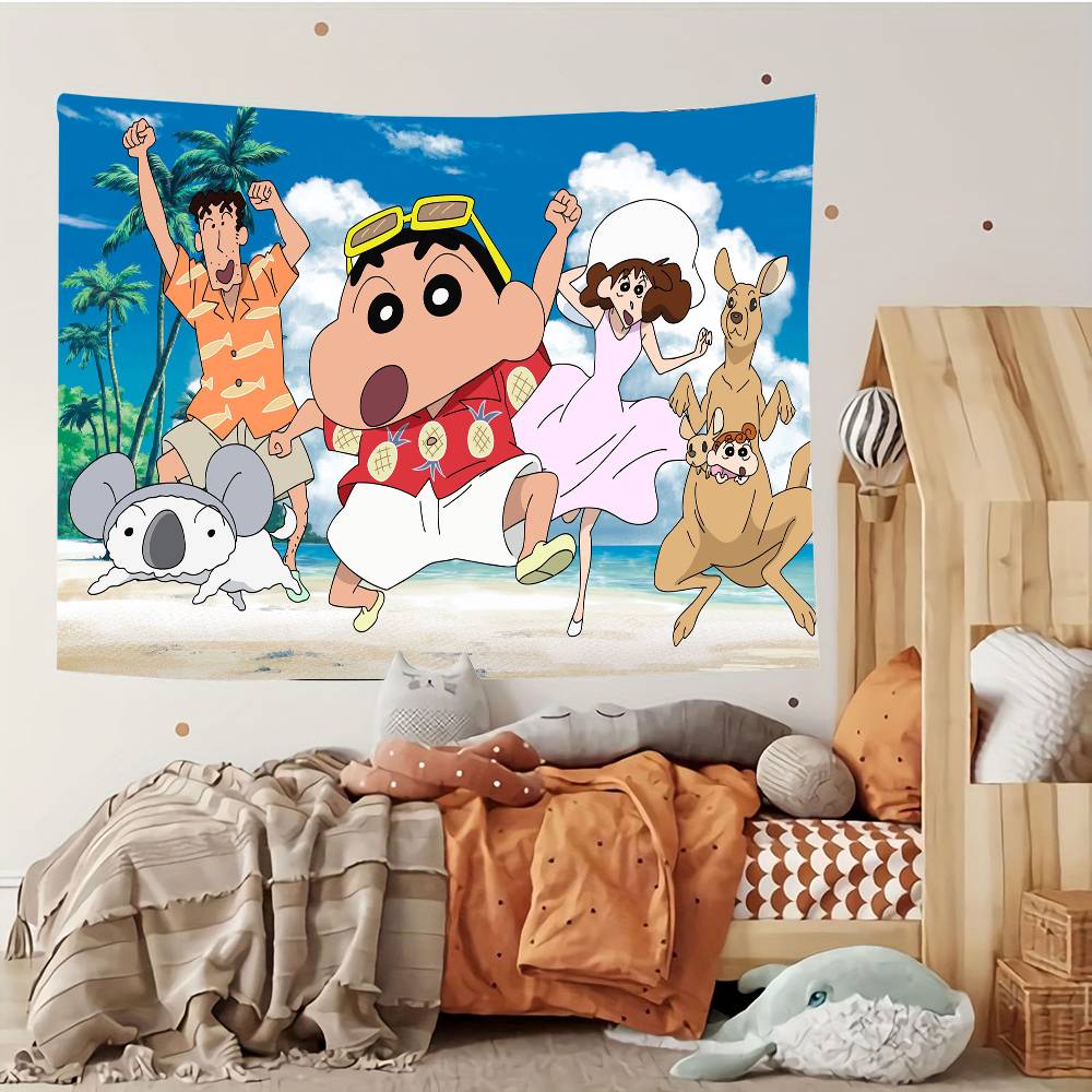 CCrayon SShinchan Tapestry Customizable Tapestries Of Various Styleswall Hangings Celebrity Photo Printingwall Hangings