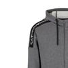 Emporio Armani EA7 Logo Tape Hooded Zip-Up Long Sleeve Sweatshirt Men sweatshirts Dark-Gray 6DPM12-PJOGZ-3925