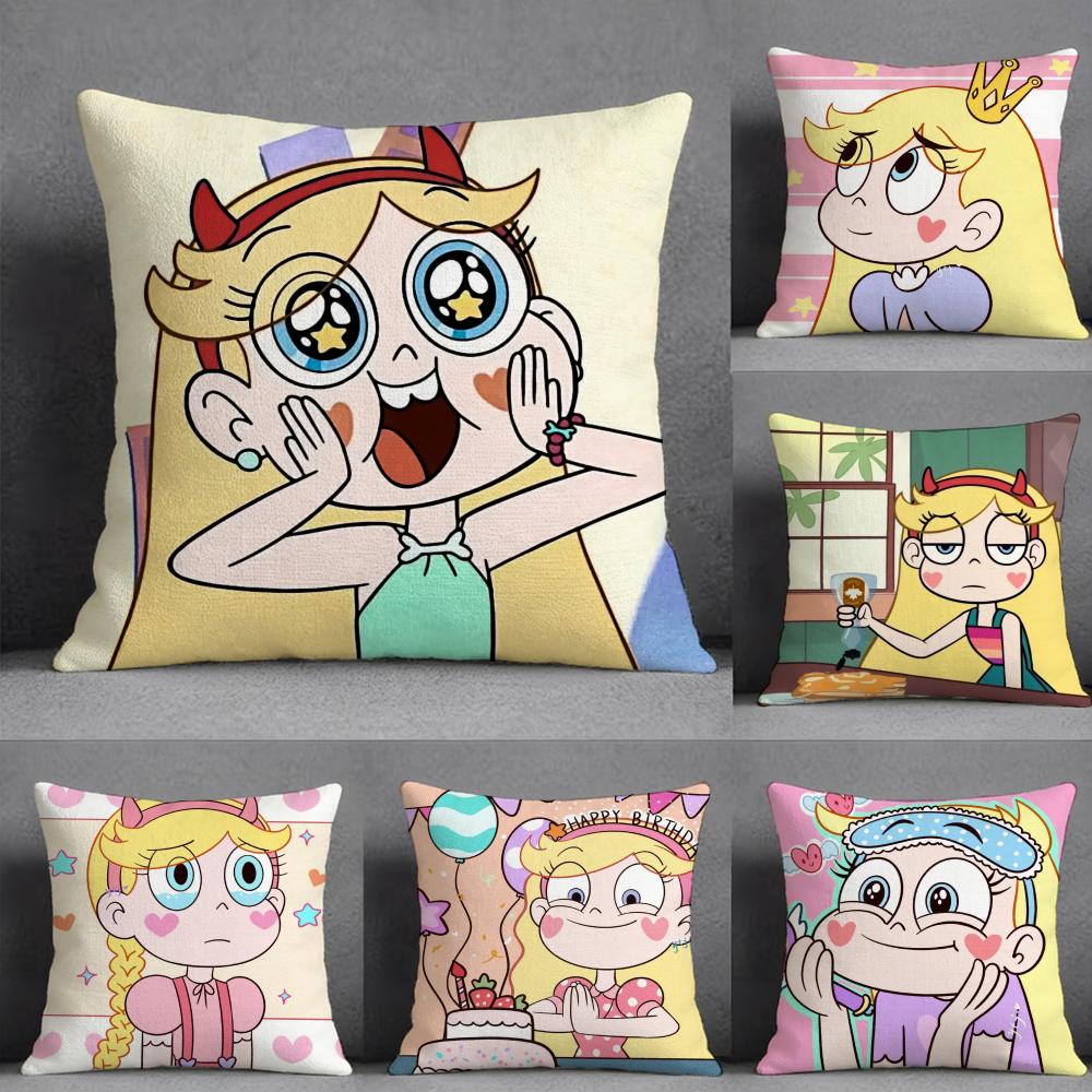 Star Vs The Fforces Of Evil Pillow Case Pillowcase Doublesided Printed Sofa Cushion Bedroom Headboard Pillow