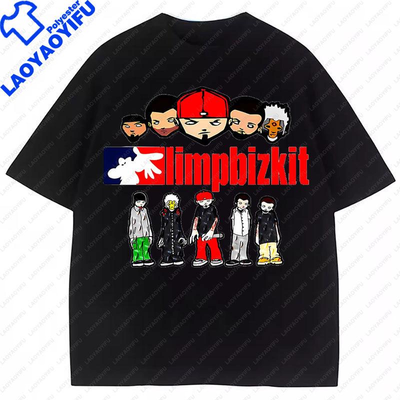 Limp Bizkit Oversized Printed Graphic T Shirts Unisex Unisex Rock Metal Band Fan Gifts Shrot Sleeved Summer New Style Y2k Clothes