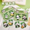 Cartoon Panda Double Magnetic Gift Bookmarks for Students Cute Reading Book Page Clip Creative Stationery Prizes Kawai Lovely